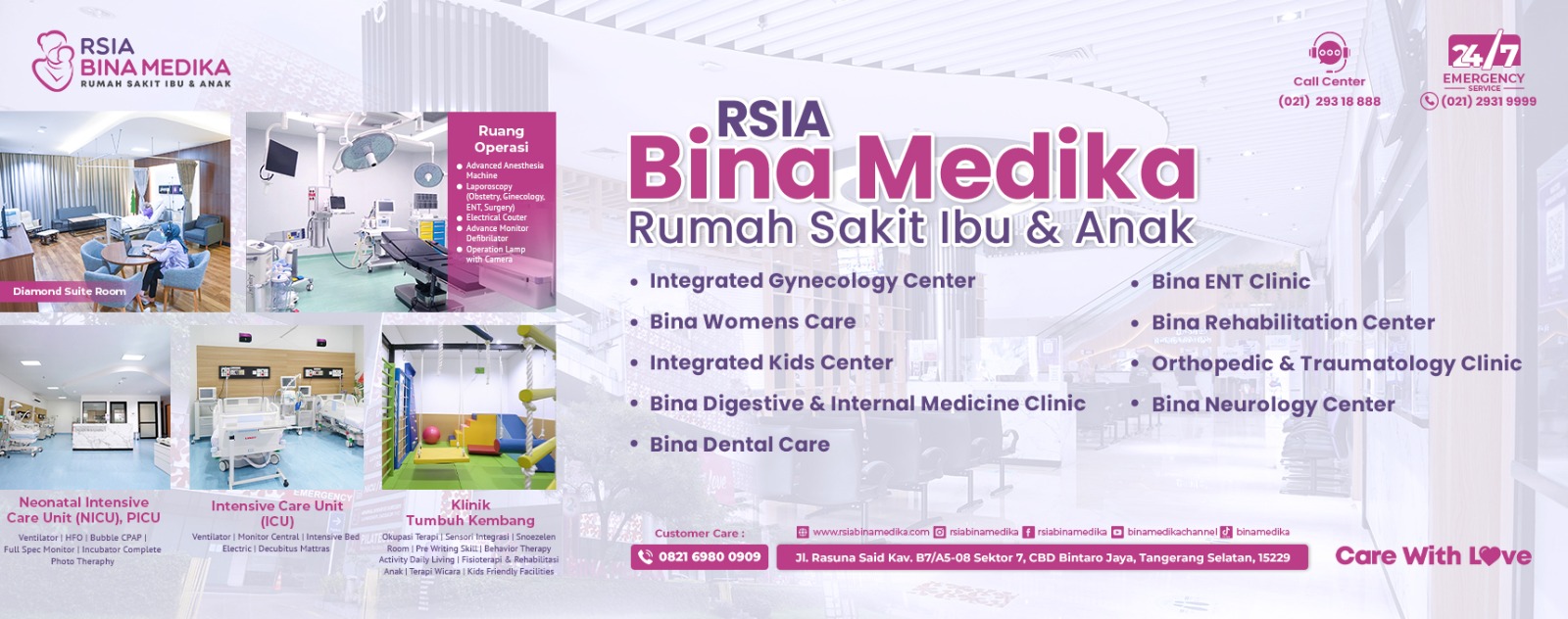 RSIA Bina Medika Layanan & Fasilitas